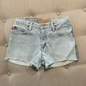 Mudd Women's Light Blue Jean Shorts